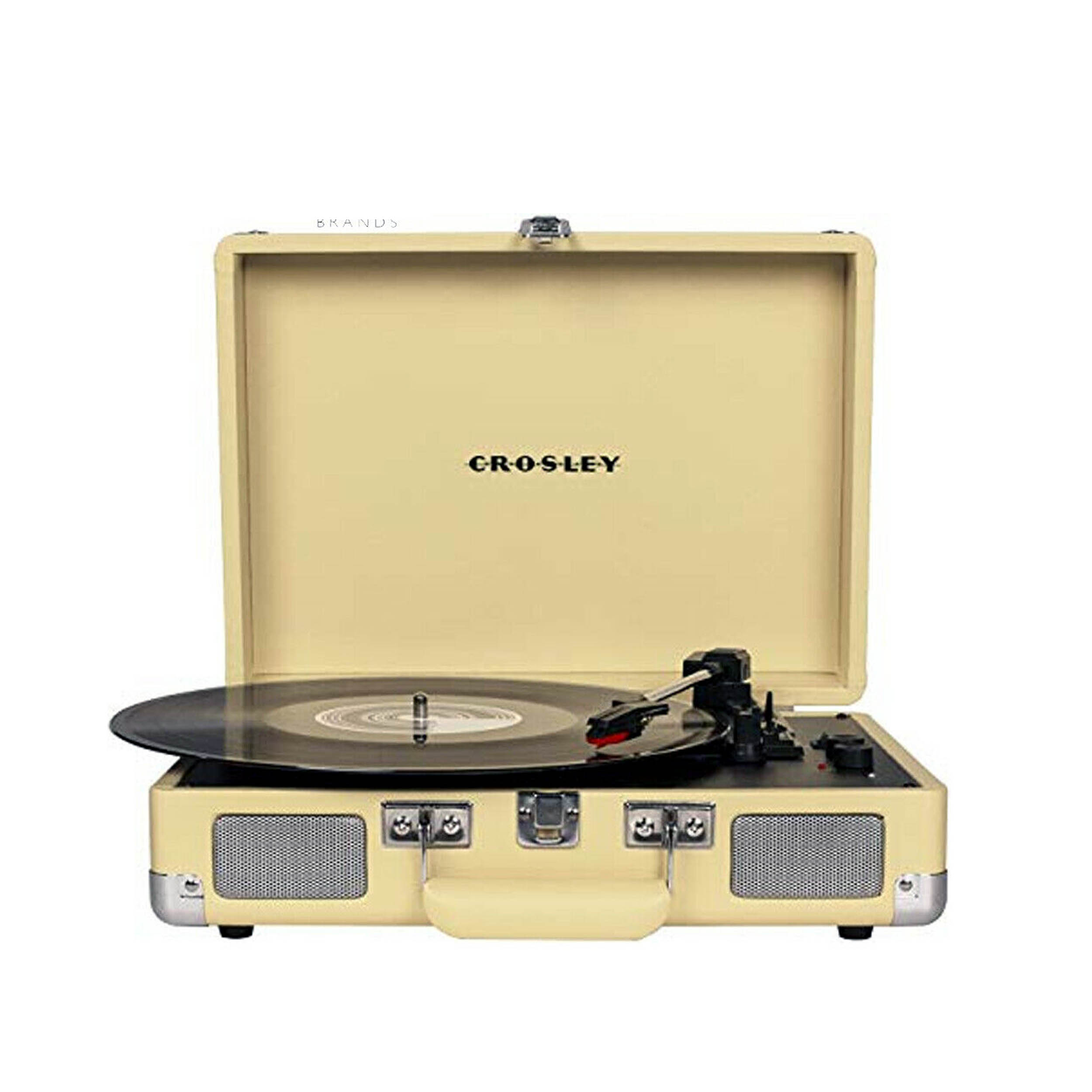 Giradischi Portatile Crosley CR8005D-TN – Valigia Con Bluetooth, Controllo Velocità, 3 Velocità, Uscita Cuffie E RCA, Colore Blu