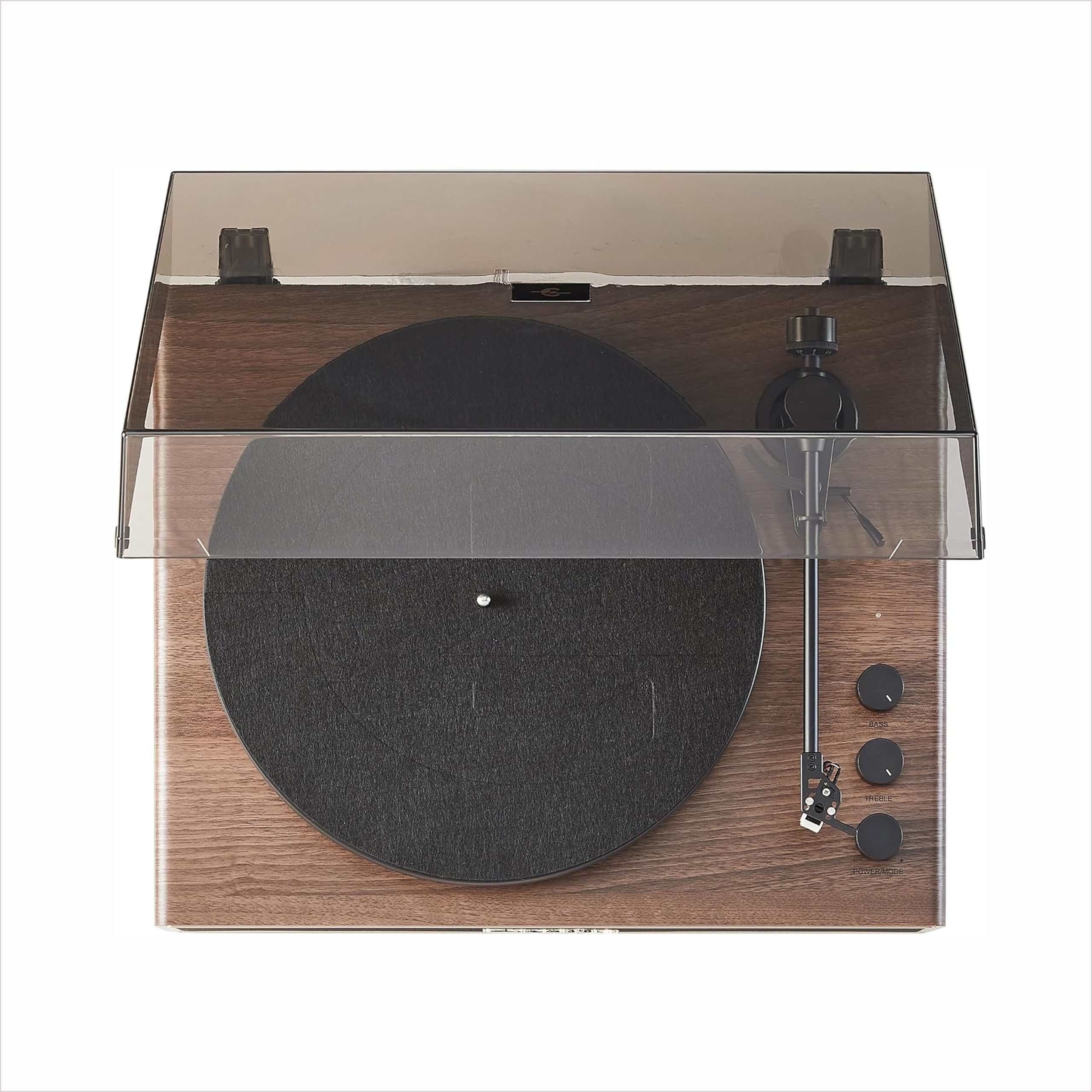 Crosley CR6046A-WAGL Tocadiscos Bluetooth de 2 velocidades con altavoces incorporados, nogal - Imagen 3