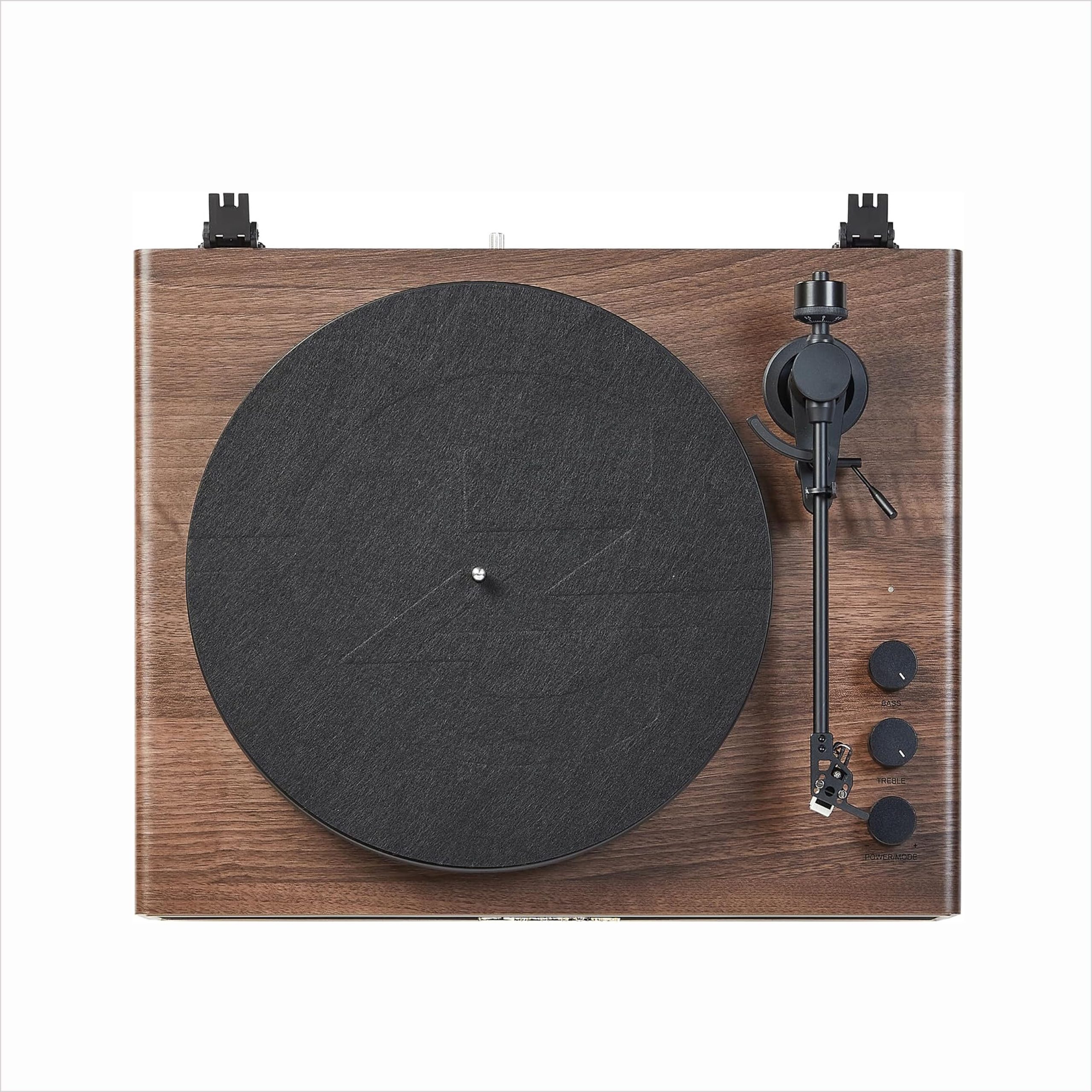 Crosley CR6046A-WAGL Tocadiscos Bluetooth de 2 velocidades con altavoces incorporados, nogal - Imagen 6