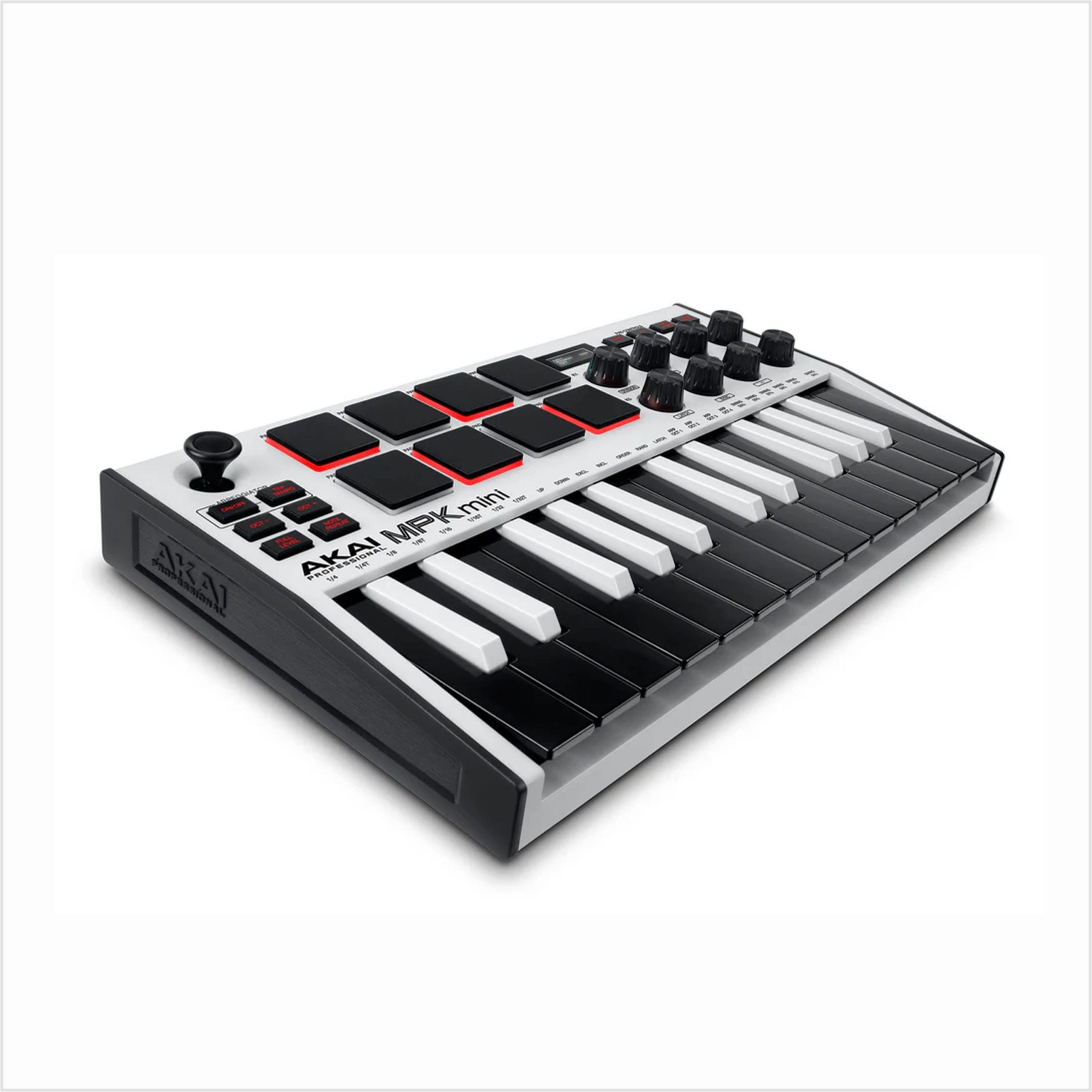 AKAI MPK MINI 3B Controlado keyboard (Blanco)