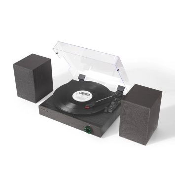 Tocadiscos Eléctrico Crosley Zane Bk Línea Cr7503-bk