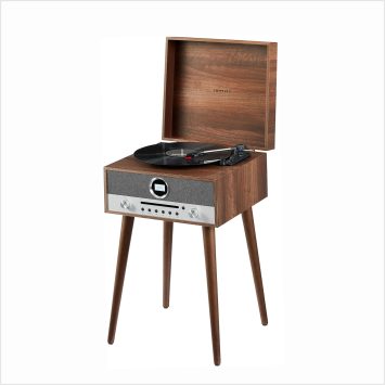 Crosley CR6238A-WA Nash - Tocadiscos 7 en 1